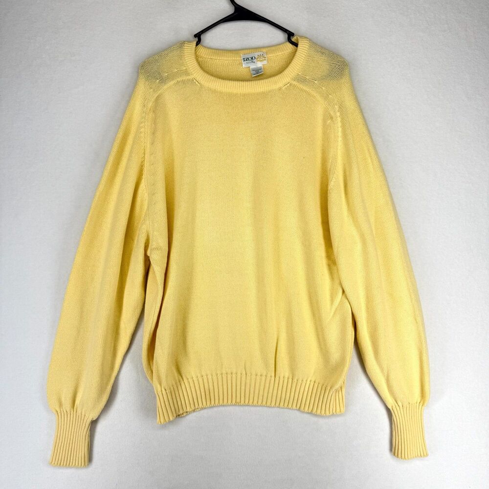 Vintage IZOD Club Made in USA Mens Egyptian Cotton Crewneck Sweater‎ Size XXL